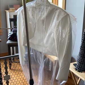 David’s Bridal Ivory wedding jacket Medium NWT